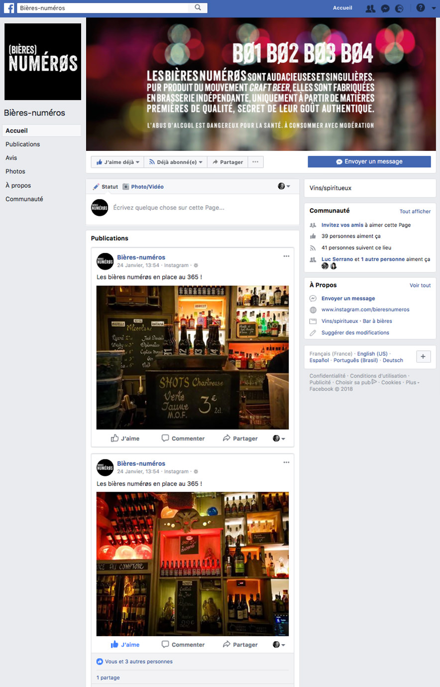 Facebookm Bieres Numér0s